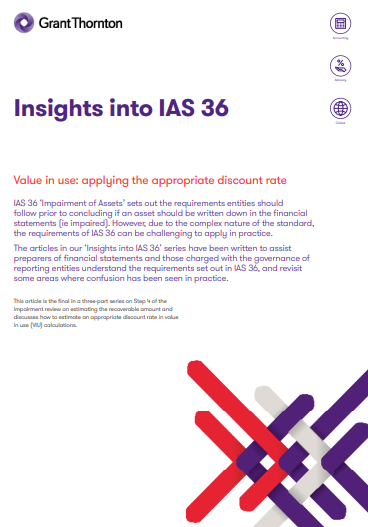 Applying the appropriate discount rate